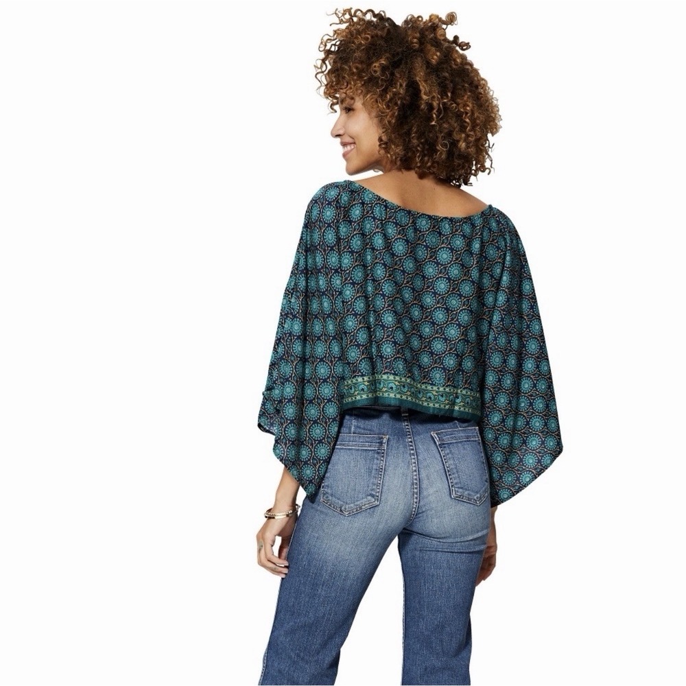 Altar'd State Aller Simplement Boho Cropped Kimon… - image 2